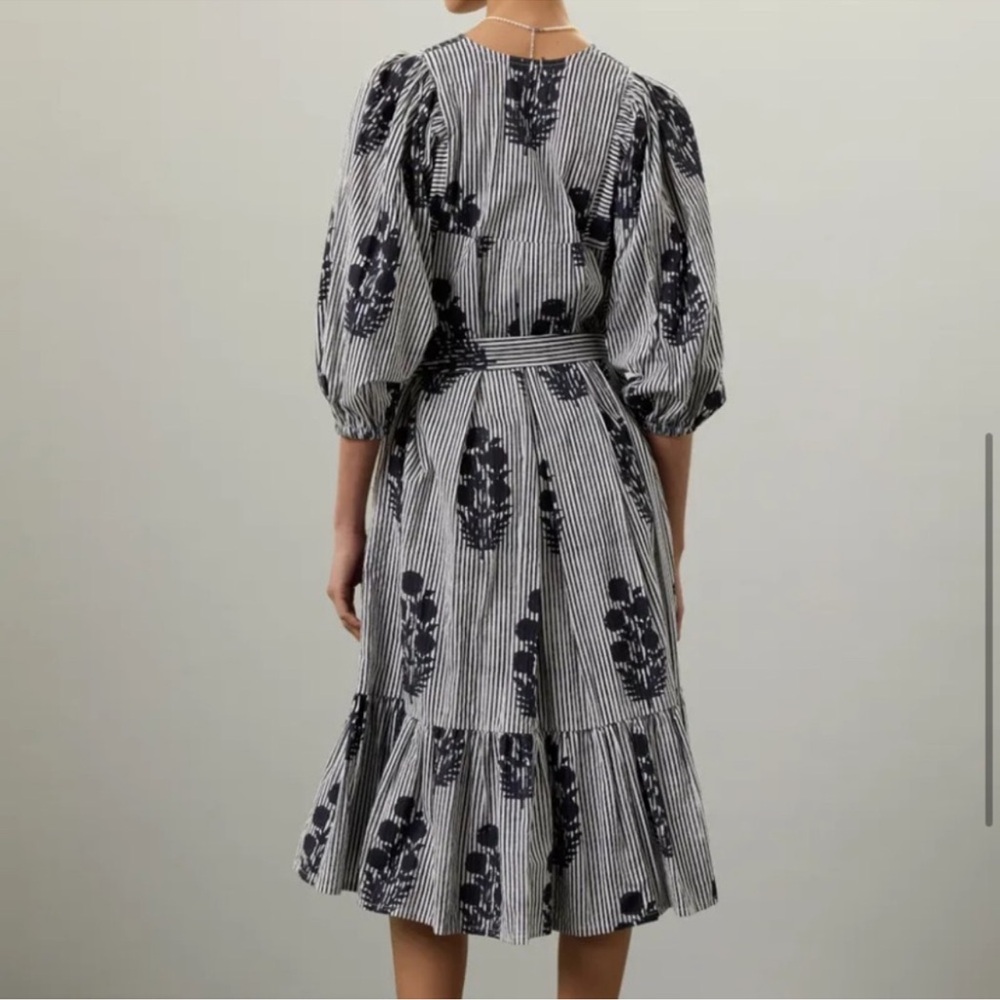 SZ Blockprints Aaron Dress Floral Boho NO BELT XS - Picture 4 of 10
